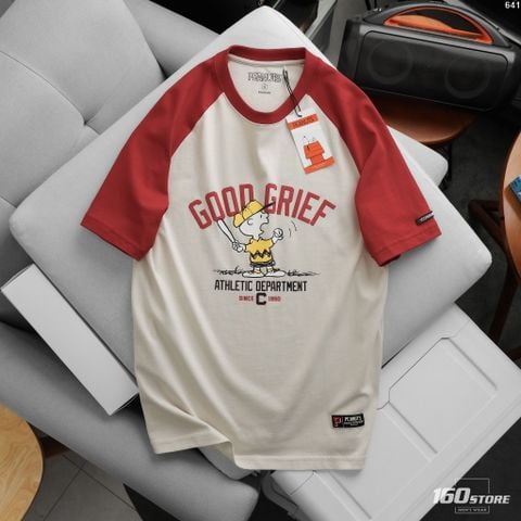 Áo Thun Nam Raglan ICONDENIM Peanuts Good Grief