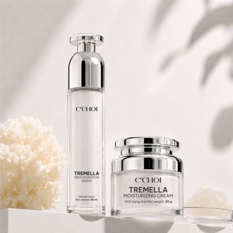 Combo dưỡng ẩm, sáng da, giúp da căng bóng, chống nhăn da, hỗ trợ làm mờ các dấu hiệu lão hóa da C'Choi