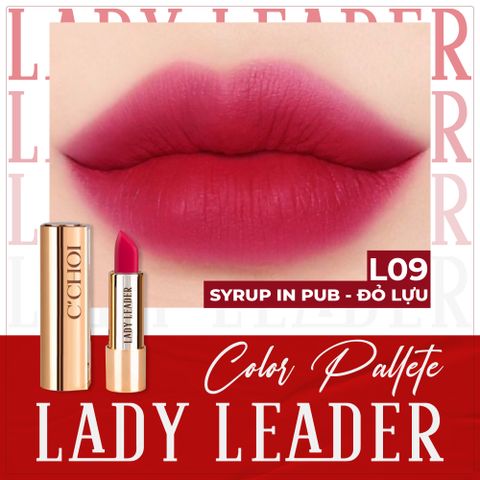 Son Lady Leader Đỏ Lựu - L09 - Syrup in Pub