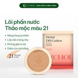 Lõi Phấn Nước C'Choi Herbal DD Cushion 15g, SPF 50 - No.21 - Bright Tone