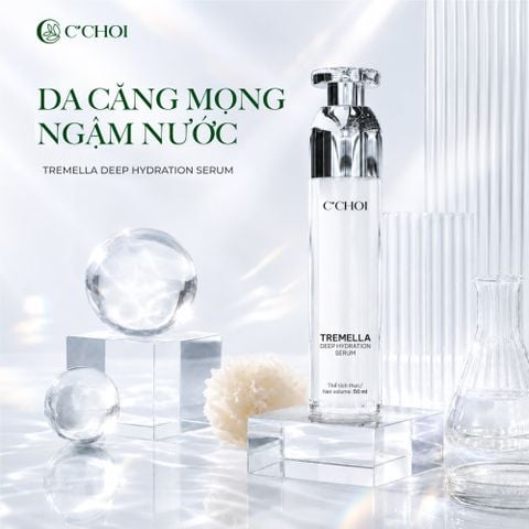 Serum cấp ẩm, chống nhăn da, hỗ trợ làm mờ các dấu hiệu lão hóa da C'Choi - Tremella Deep Hydration Serum - 50ml