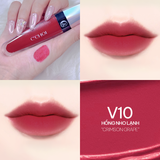 Son Kem Nhung Hồng Nho Lạnh - V10 Crimson Grape - C'Choi Velvet & Matte Lip Cream