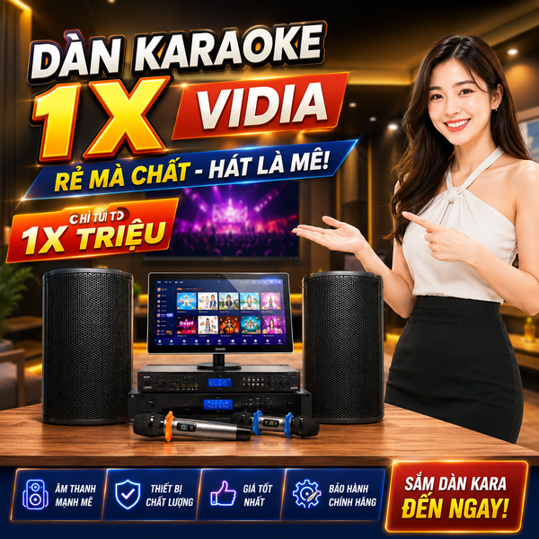 Dàn Karaoke Vidia  1X