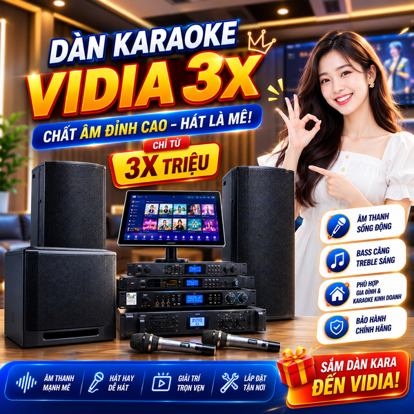 Dàn Karaoke Vidia 3X