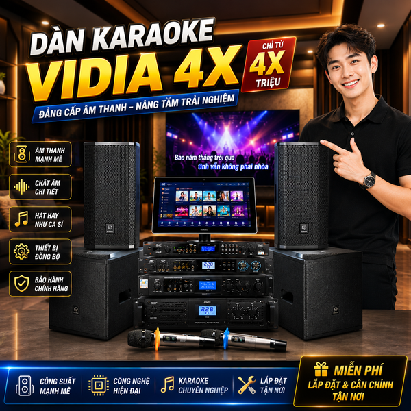 Dàn Karaoke Vidia 4X