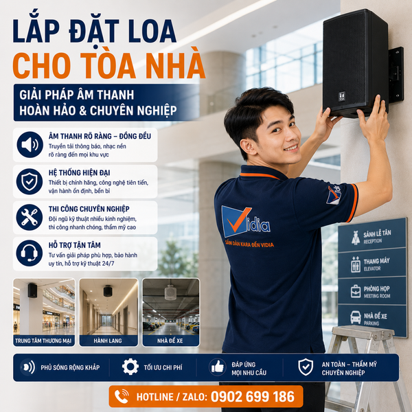 Lắp Đặt Loa Cho Tòa Nhà – Giải Pháp Âm Thanh Hoàn Hảo Và Chuyên Nghiệp