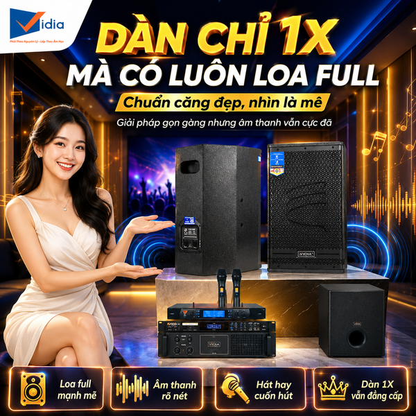 Dàn Karaoke Vidia  1X
