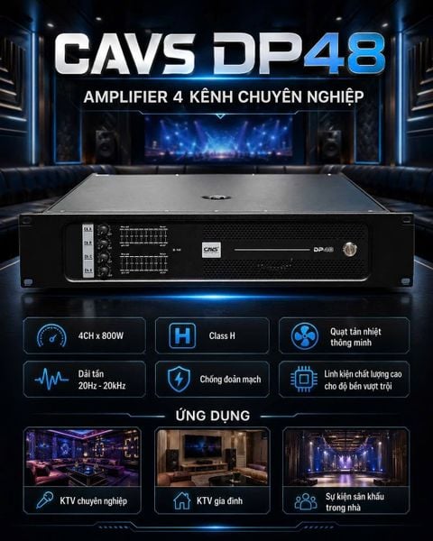CỤC ĐẨY 4 KÊNH CAVS DP48