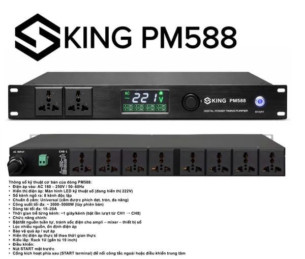 QUẢN LÝ NGUỒN KING PM588