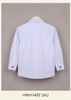  Áo sơmi tay dài bé trai cotton màu trắng - TAS031 
