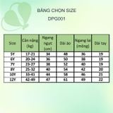  Áo sơ mi đồng phục học sinh nữ tay nơ - DPG001 