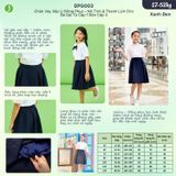  Chân váy quần đồng phục học sinh nữ xanh đen - DPG003 