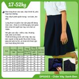  Chân váy quần đồng phục học sinh nữ xanh đen - DPG003 