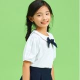  Áo sơ mi đồng phục học sinh nữ tay viền - DPG008 