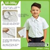  Áo sơ mi đồng phục học sinh nam túi bên - DPT001 