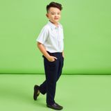  Quần dài kaki xanh đen cao cấp lưng thun phối dây kéo TDP046 