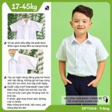  Áo sơ mi tay ngắn đồng phục học sinh viền ngực nam - DPT004 