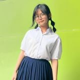  Áo sơ mi học sinh nữ bèo ngực - GDP001 