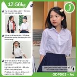  Áo sơ mi học sinh nữ tay lỡ - GDP002 