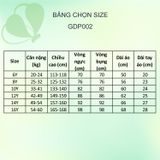  Áo sơ mi học sinh nữ tay lỡ - GDP002 