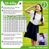  Đầm học sinh nữ cổ sen xếp li ngực - GDP006 