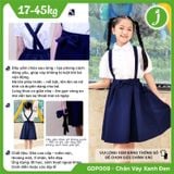  Chân váy học sinh yếm nơ trước - GDP009 