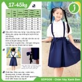  Chân váy học sinh yếm nơ trước - GDP009 