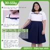  Đầm học sinh nữ cổ hải quân big size - GDP011 