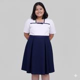  Đầm học sinh nữ cổ hải quân big size - GDP011 