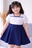  Đầm học sinh nữ cổ hải quân big size - GDP011 