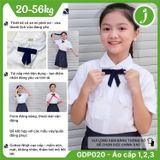  Áo sơ mi học sinh nữ có nắp túi - GDP020 