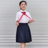  Áo sơ mi học sinh nữ có nắp túi - GDP020 