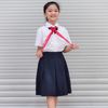  Áo sơ mi học sinh nữ có nắp túi - GDP020 
