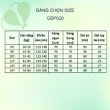  Áo sơ mi học sinh nữ có nắp túi - GDP020 