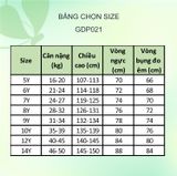  Đầm học sinh cổ hải quân chất liệu cotton Nhật cao cấp - GDP021 