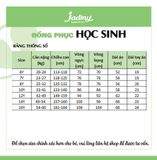  Áo sơ mi học sinh nữ xếp ly nhuyễn trên vai - GDP023 