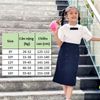  Chân váy học sinh chữ A rã ba mảnh đính nút - GDP029 