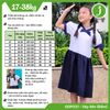  Đầm học sinh bé gái không cổ cột nơ - GDP031 