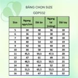  Áo sơ mi học sinh nữ phối xanh - GDP032 