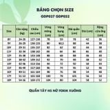  Quần tây học sinh nữ form xuông cao cấp, mềm mịn, thoáng mát màu đen GDP052 