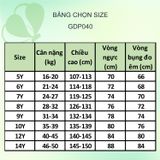  Đầm học sinh lụa dập li nơ cổ - GDP040 