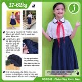  Chân váy học sinh vải lụa dập li lụa cao cấp mềm mịn, thoáng mát, bền và ít nhăn - GDP041 