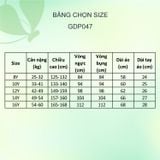  Áo sơ mi học sinh nữ cổ lá sen viền trắng- GDP047 