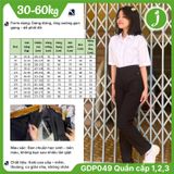  Quần tây nữ học sinh cao cấp màu đen Kaki cao cấp, có độ co giãn nhẹ, mềm mịn, thoáng mát - GDP049 