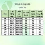  Đầm học sinh nữ cổ sơ mi khóa kéo - GDP056 