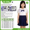  Đầm học sinh nữ cổ bèo váy xếp ly- GDP064 