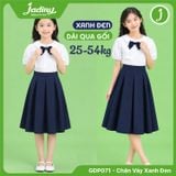  Chân Váy Xếp Li Đồng Phục Thanh Lịch Cho Bé Gái Từ Cấp 1 Đến Cấp 3 - Thiết Kế Dài Qua Gối - 2 Túi 2 Bên GDP071 