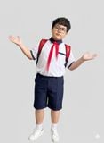  Quần ngắn lưng thun học sinh form big size cho bé ngoại cỡ - TDP003 