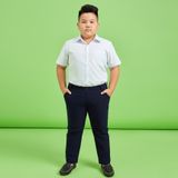  Quần tây học sinh dây kéo lưng thun co dãn form big size - TDP021 