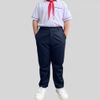  Quần tây học sinh nam xanh đen quai rẽ thun tăng đơ big size - TDP031 